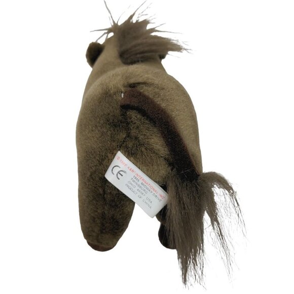 Vintage 1995 K&M International Brown Warthog Tusks Plush Stuffed Animal 11” - Picture 4 of 7